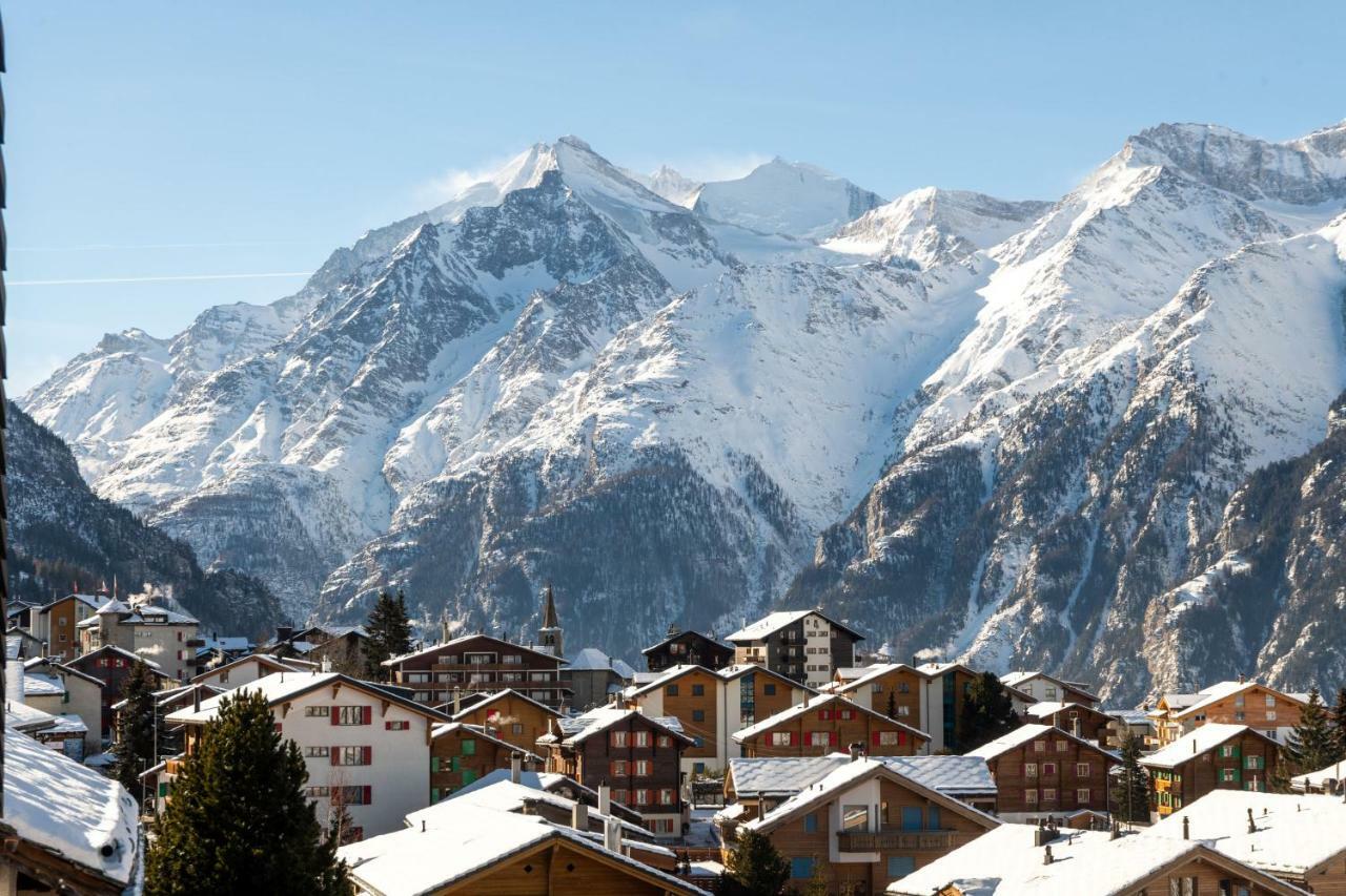 Apartmán Fortuna Dachgeschoss Grächen Exteriér fotografie