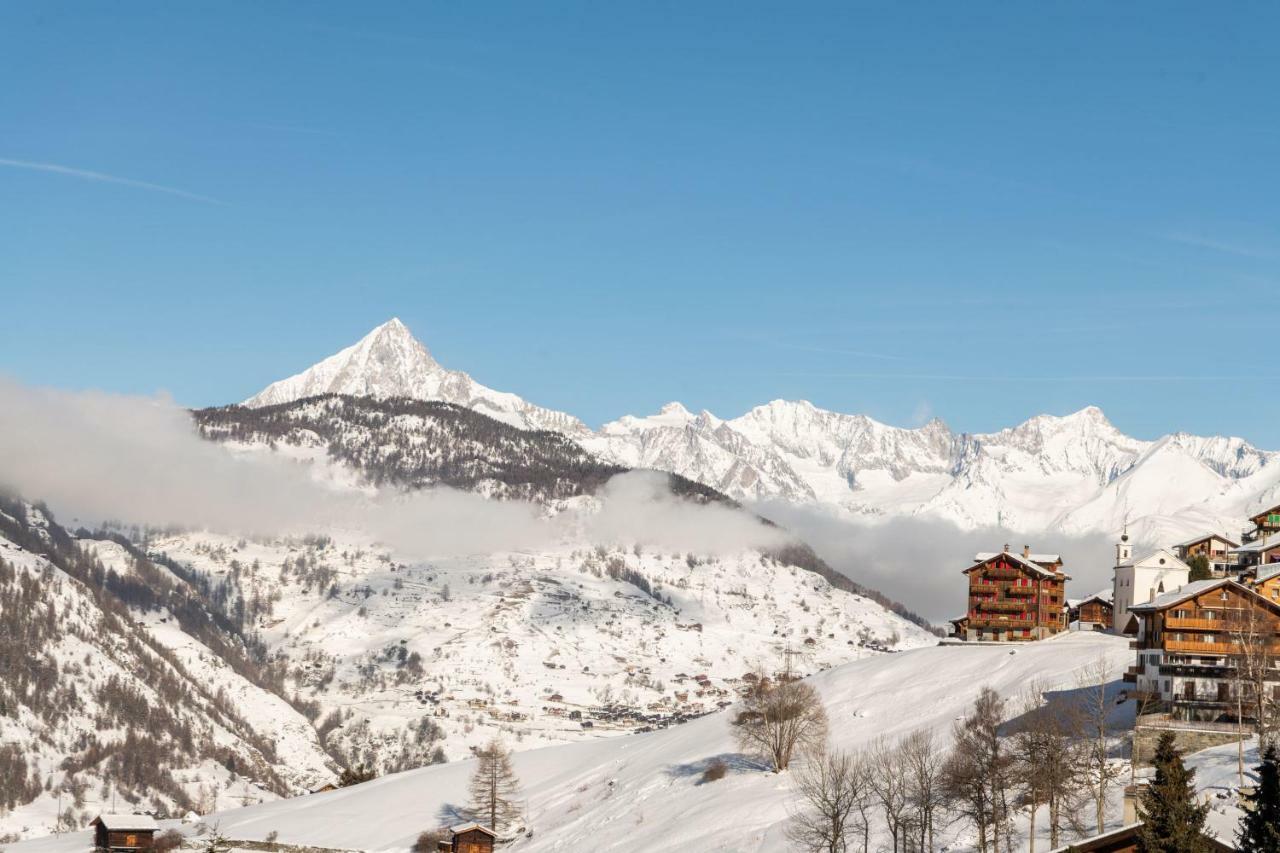 Apartmán Fortuna Dachgeschoss Grächen Exteriér fotografie