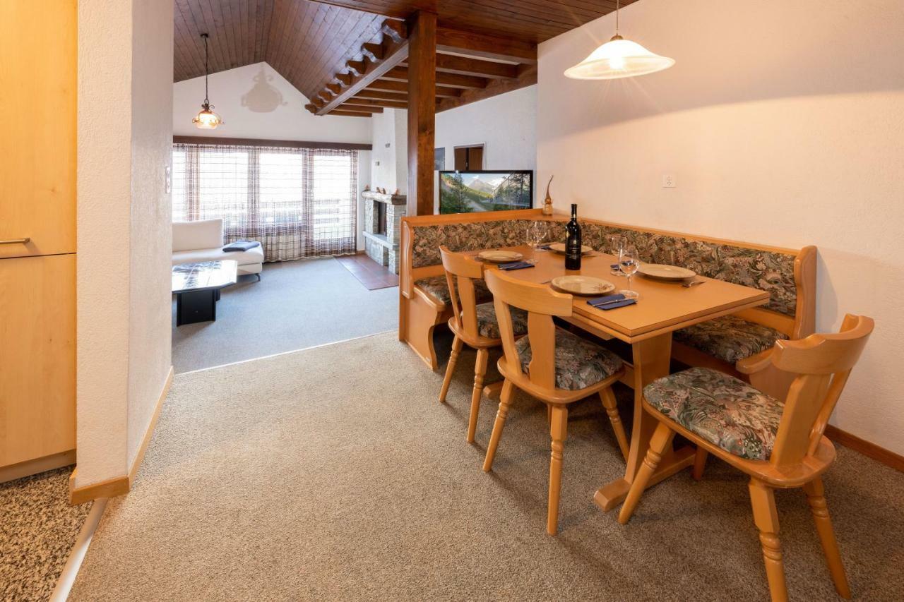 Apartmán Fortuna Dachgeschoss Grächen Exteriér fotografie